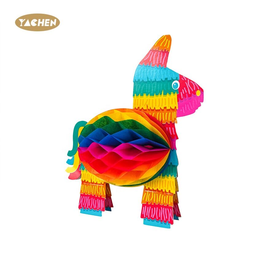 Colorful Unicorn Paper Honeycomb-1